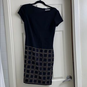 Black and Gold Sequin Dress